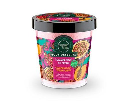 Organic Shop Crème gommante pour le corps aux fruits d'été 450ml
