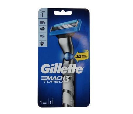 Gillette Mach3 Turbo Maquinilla de Afeitar 3D 1ud