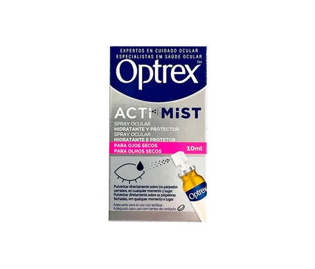 Optone ActiMist 2 en 1 Spray Oculaire Yeux Secs et Irrités 10 ml