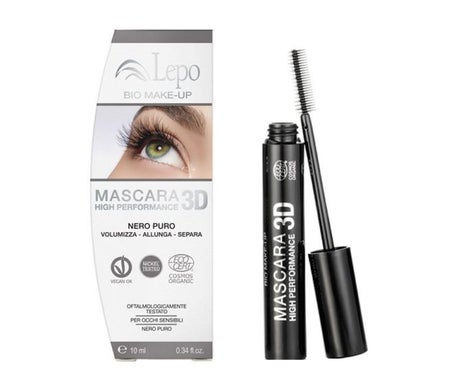 Lepo Mascara 3D Noir Organique pour Cils 1 Unité