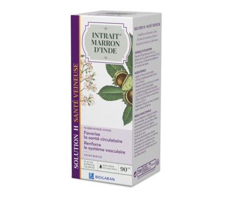 Biogaran Intrait Marron D'Inde Solution H Santé Veineuse 90ml