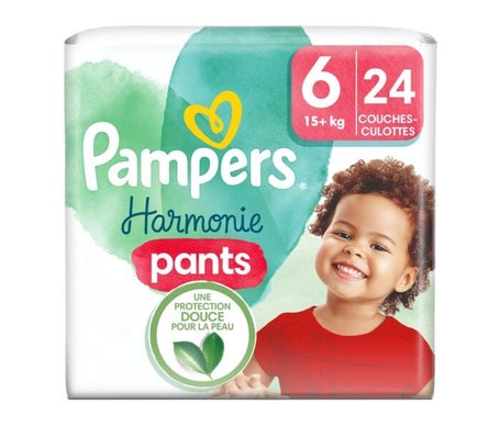 Pampers Couches Culottes Harmonie T6 15kg 24uts