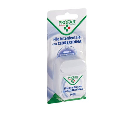 Profar Fil Dentaire avec Chlorhexidine 50m 1ut