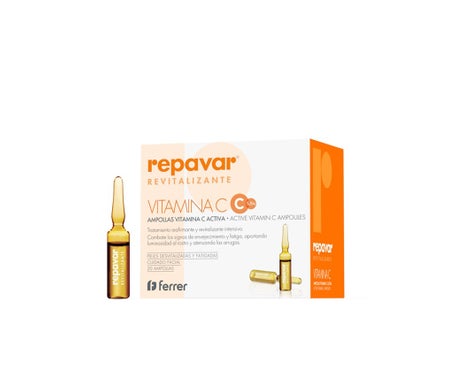 Repavar® Revitalisante Vitamine C 5,5 % 20 Ampoules 15ml