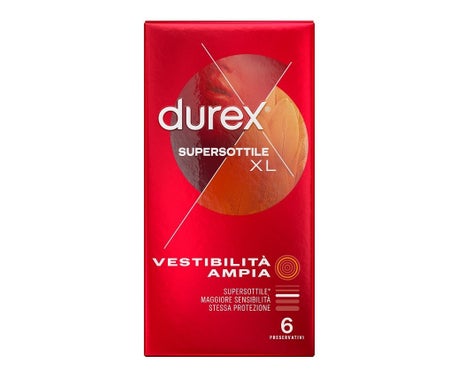 Durex Superthin Préservatif XL 6uts