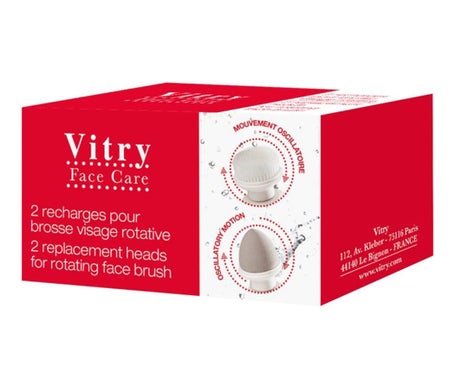 Vitry Cepillo Rotativo Limpieza Facial Recargo 2Uds Taille 2