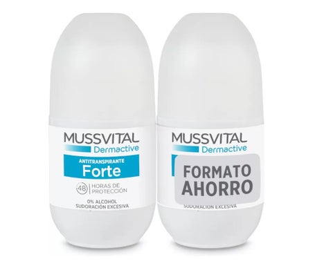 Mussvital Dermactive Antitranspirante Forte roll on 75ml