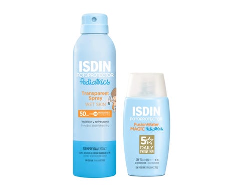 Isdin Pediatrics Pack Spray Wet Skin Spf50 + Fusion Water Pediat