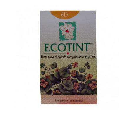 Teinture pour cheveux Ecotint 6D Dark Golden Blonde 130ml