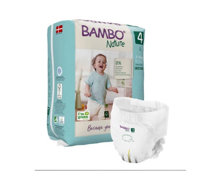 Bambo Nature Pañal Pants Talla 4 7-14Kg 20uds