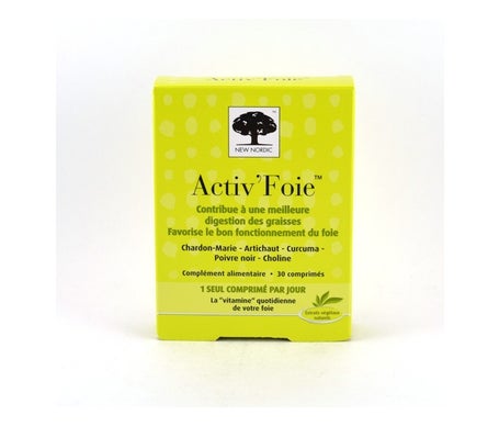 New Nordic Activ' Foie 30 Comprimés