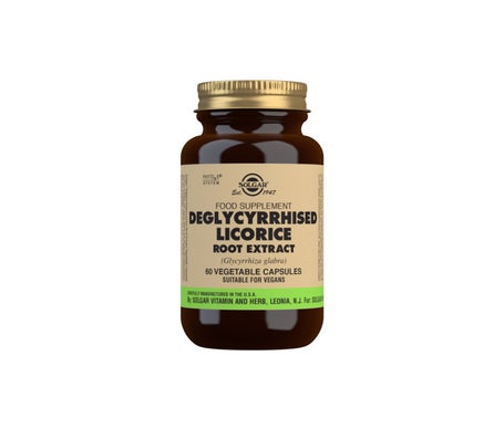 Solgar Deglycyrrhized Licorice Root Extract 60càps. Végéta