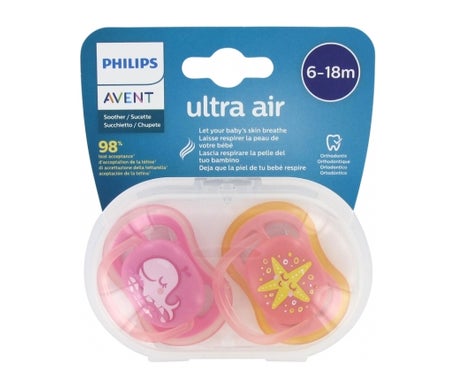 Philips Avent Ult Air Bal Etoil6-18M 2uds