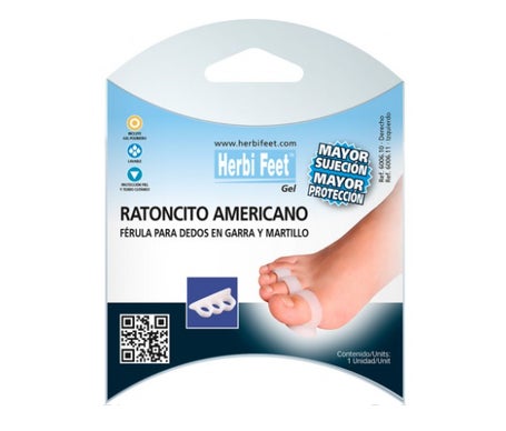 Herbifeet Ratoncito Americano Talla Única 1ud