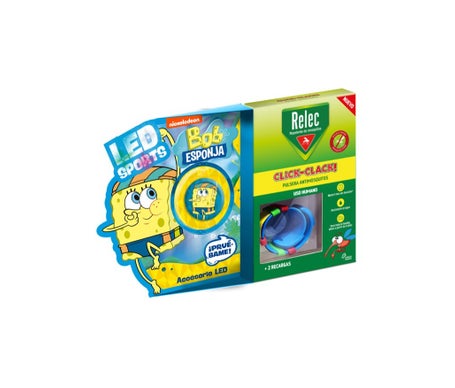 Relec Click Clack Bob L Eponge Bracelet Anti Moustique Pour Bebe 1 Pc Docmorris France