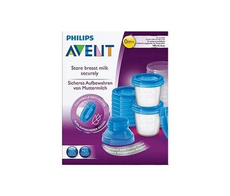 Avent Via Via Récipients à lait maternel 10 verres