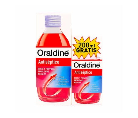 Bain de bouche Oraldine Double 400 ml + 200 ml