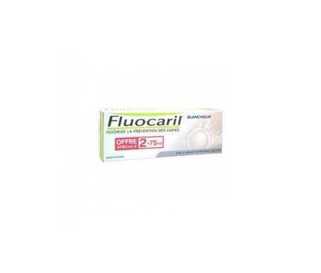 Fluocaril Blancheur Dentifrice 75ml lot de 2