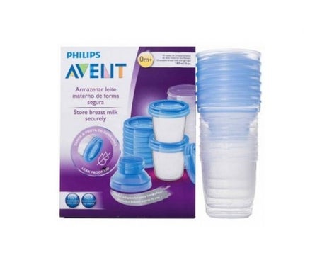 Avent Pots De Conservation Pour Lait Maternel 5 X 180 Ml Docmorris France