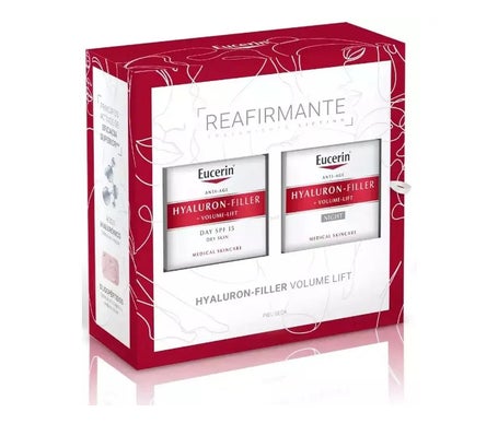 Eucerin Pack Hyaluron Filler Volume Dia y Noche Piel Seca