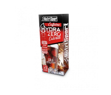Nutrisport Hydrazero avec caféine Cola 5 bâtonnets