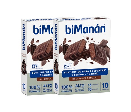 BeSlim Pack Barre Sustitutif Repas Chocolat Fondant 20uts