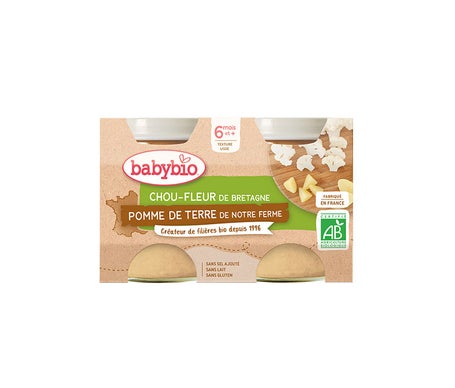 Babybio Choufleur/Pdt 2X130g