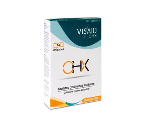 Lingettes ophtalmiques stériles Visaid Chx 14 Unids