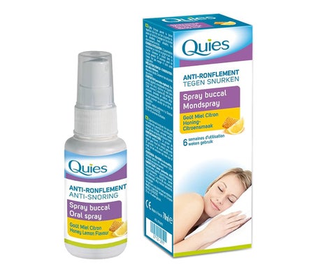 Quies Anti-ronflement Spray Buccal Goût Miel Citron 70ml