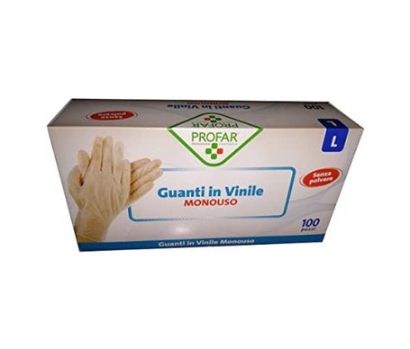 Profar Gant Vinyle Taille L 100uts
