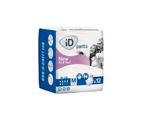 Id Pants Fit&Feel Plus T-M 12uds T-M 12uds