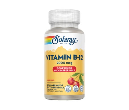 Solaray Vitamin B12 2000mcg 90comp