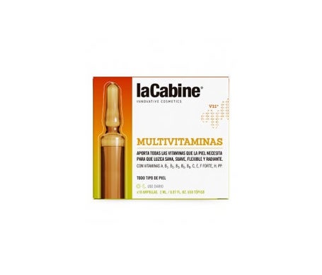 La Cabine Ampoules Multivitamines 10x2ml