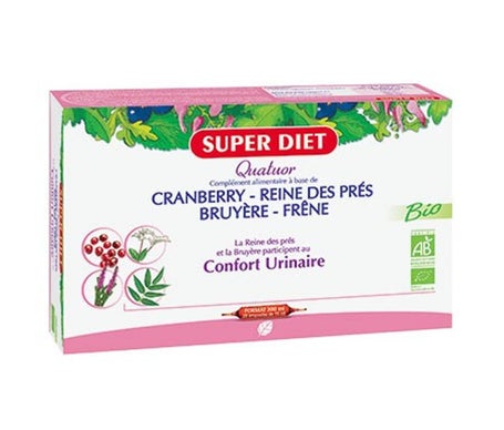 Super Diet Quatuor Reine des Prés Confort Urinaire Bio 20x15ml