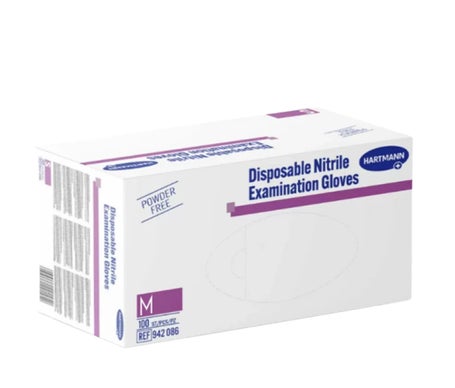 Hartmann Gants Nitrile Sans Poudre Taille M 100uts