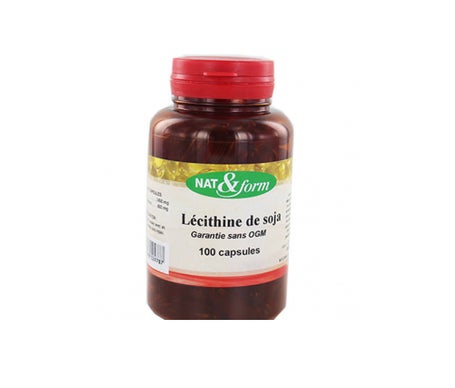 Nat Form Lécithine De Soja 100 Capsules