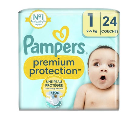 Pampers Premium Protection T1 24 Couches