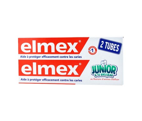 Elmex Dentifrice Junior Lot De 2 x 75 ml