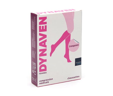 Dynaven Pure Transparent Chaussette 2 Noir Taille NM 1 Paire