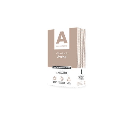 Sanasur Savon Dermatologique Glycérine Et Avoine 100g