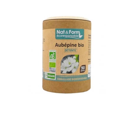 Nat&Form Eco Aubépine Bio 90 Gélules