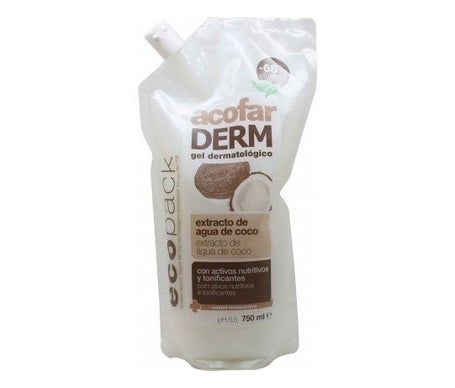 Acofarderm Ecopack Gel Extrait de Coco 750ml