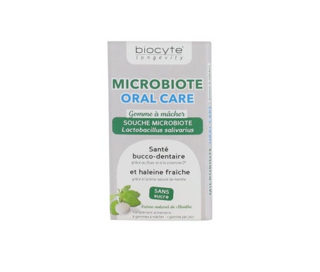 Biocyte Microbiote Oral Care Gommes à Mâcher 8uts