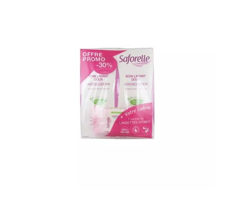 Saforelle Duo Soin Lavant Doux + Lingettes Intimes