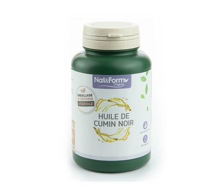 Nat&Form Huile de Cumin Noir 200 Capsules