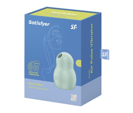 Satisfyer Pro To Go 1 Stimulateur et Vibrateur Vert 1ut