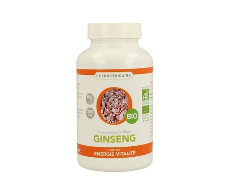 L'Herbothicaire Ginseng Bio 300mg 180caps