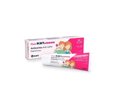 Fluor-Kin Junior Dentifrice Junior Arôme Fraise 75Ml