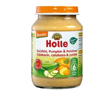 Courgette Zucchini à la courge de pommes de terre Holle Potito