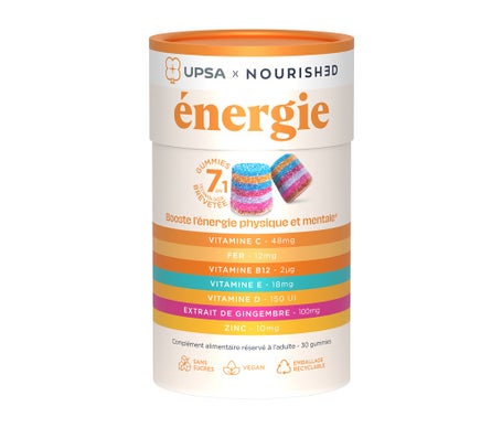 Upsa Nourish Énergie 7En1 30 Gummies